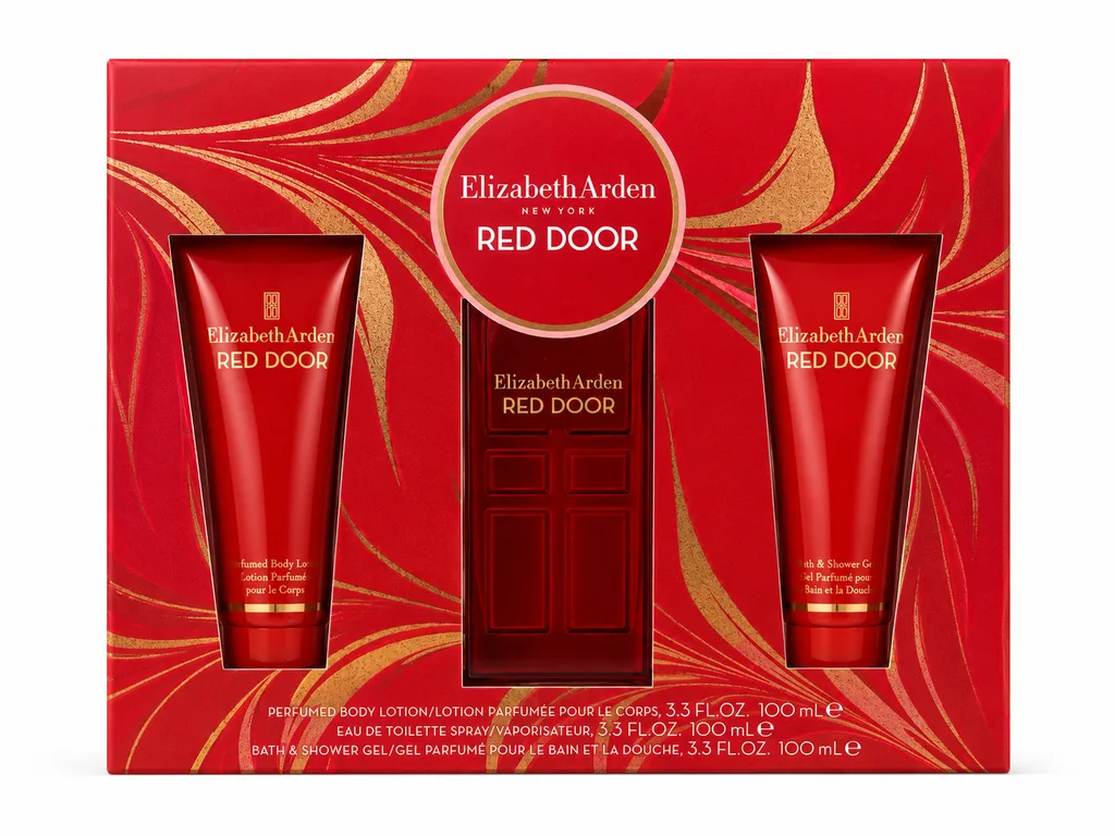 Set Elizabeth Arden Red Door 3P Edt 100ml + Body Lotion 100ml + Shower Gel 100ml