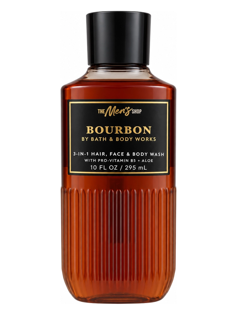 Bourbon 3in1 Hair, Face & Body Wash 295ml