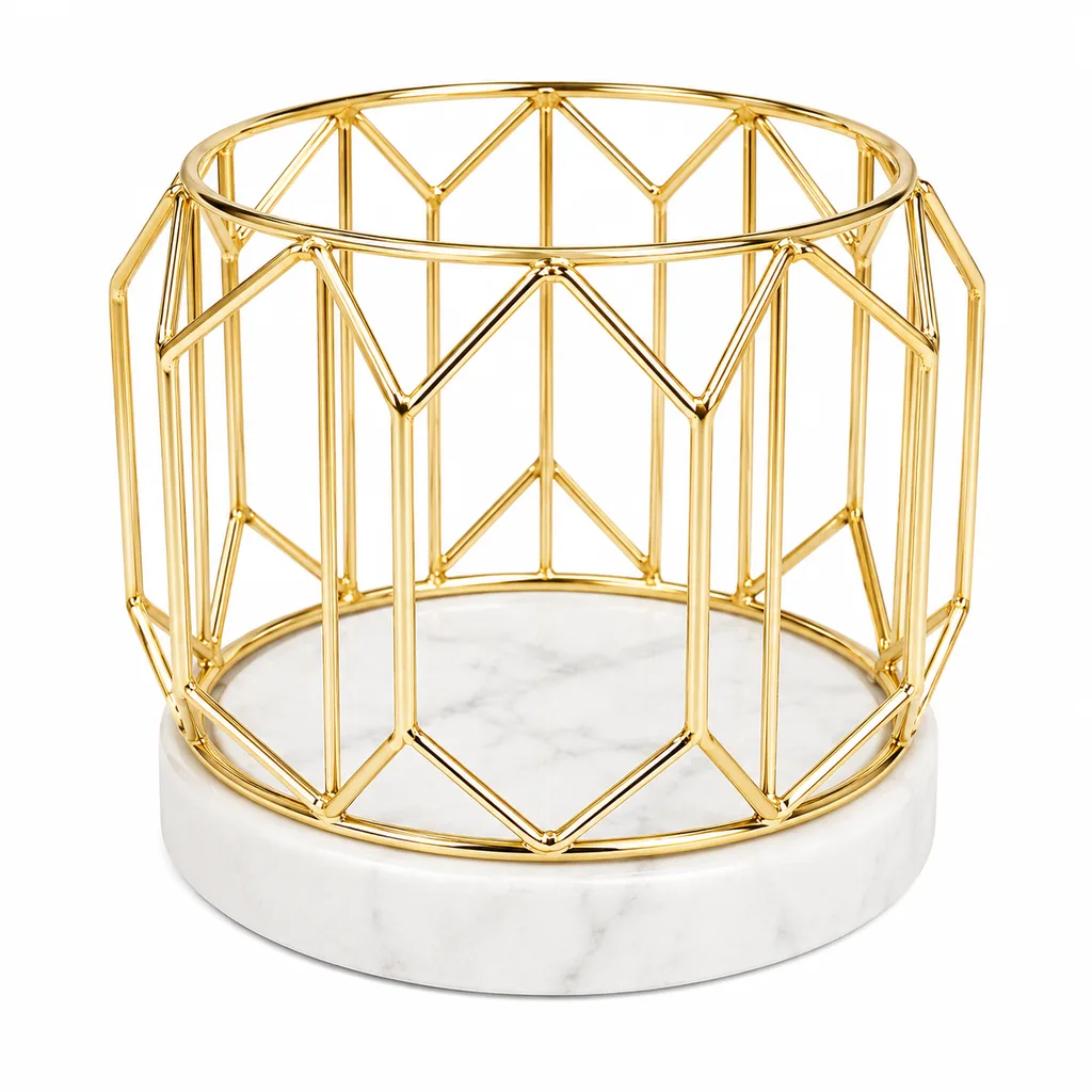 Porta Candela Golden Decagon