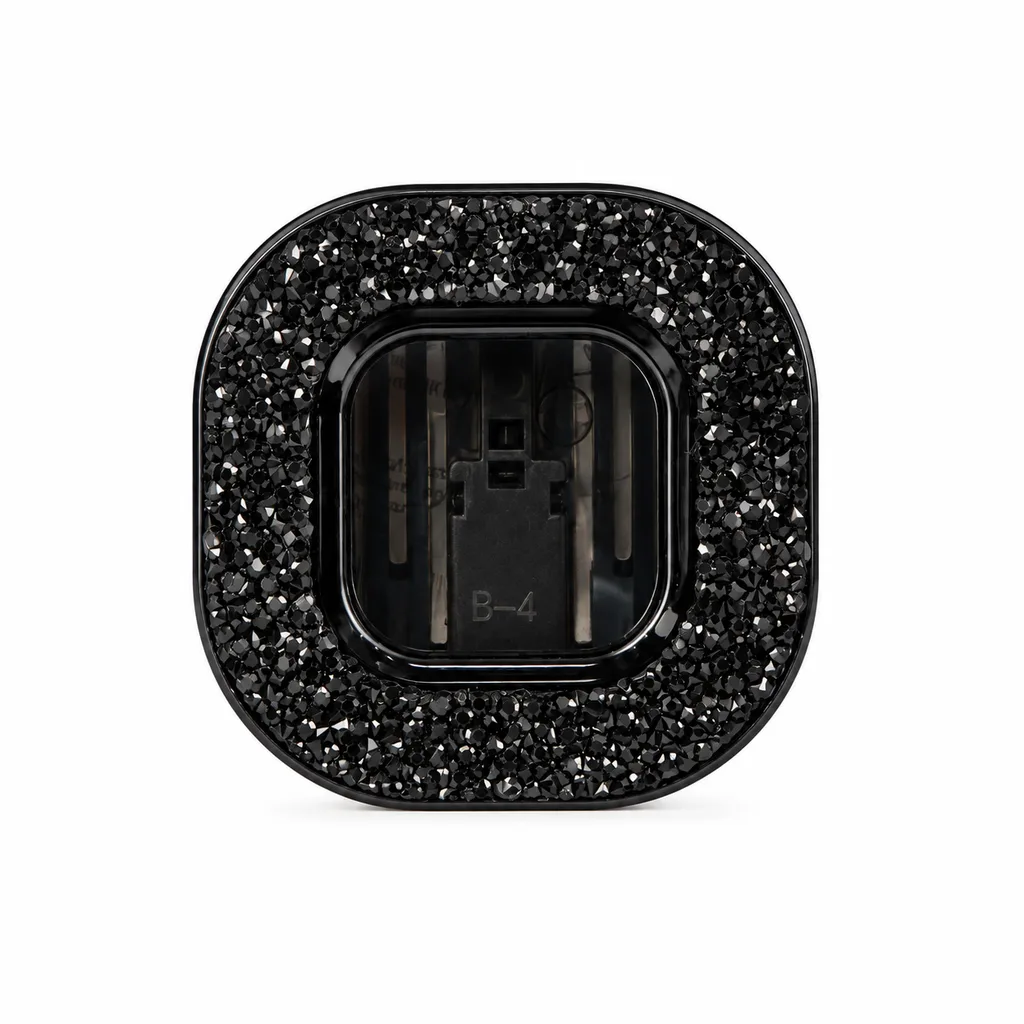 Porta Fragancia Black Glitter