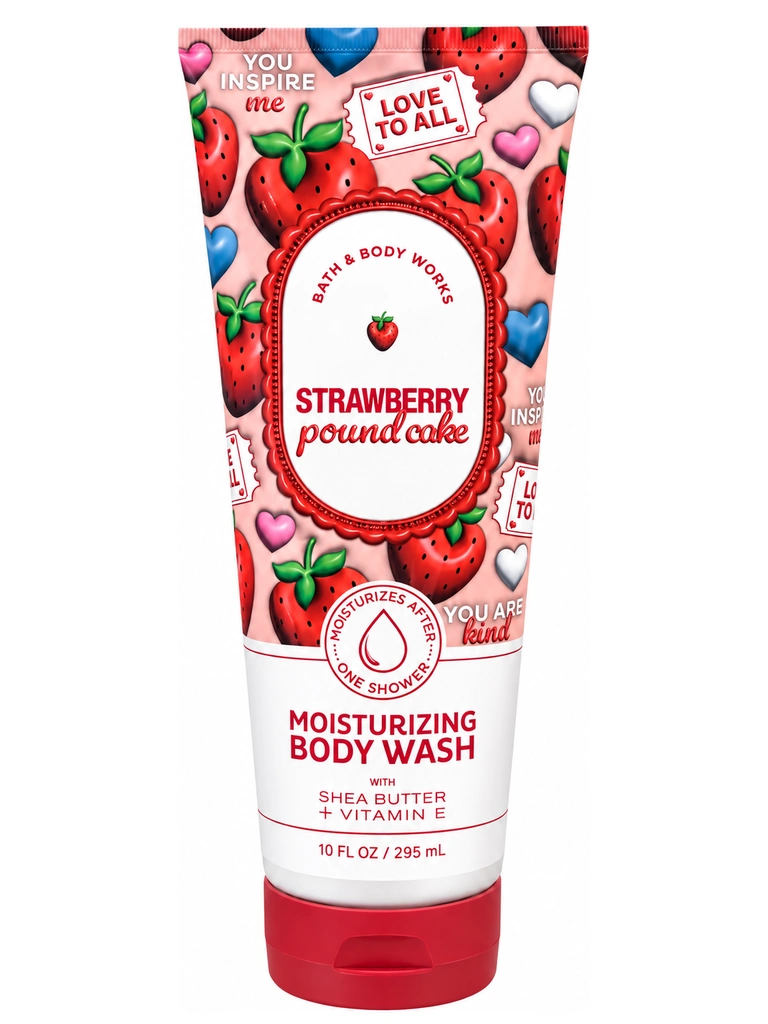 Strawberry Pound Cake Moisturizing Body Wash 10oz