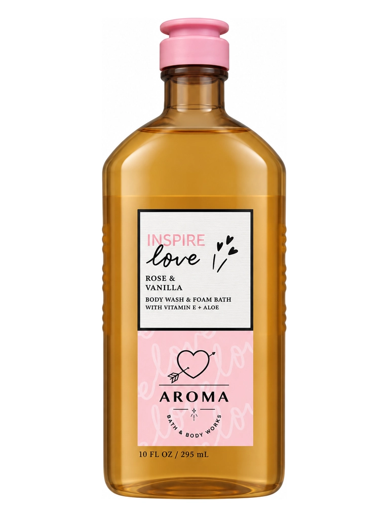 Rose & Vanilla Body Wash 295ml