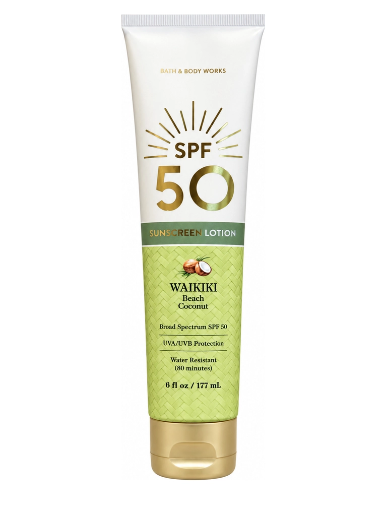 Waikiki Beach Coconut Sunscreen Lotion 177ml