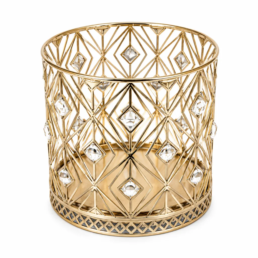 Porta Candela Diamond Bling