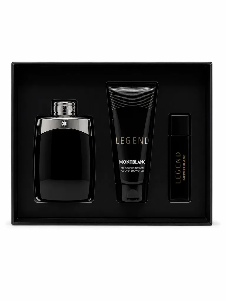 Set Mont Blanc Legend 3P Edt 100ml + 15ml + Shower Gel
