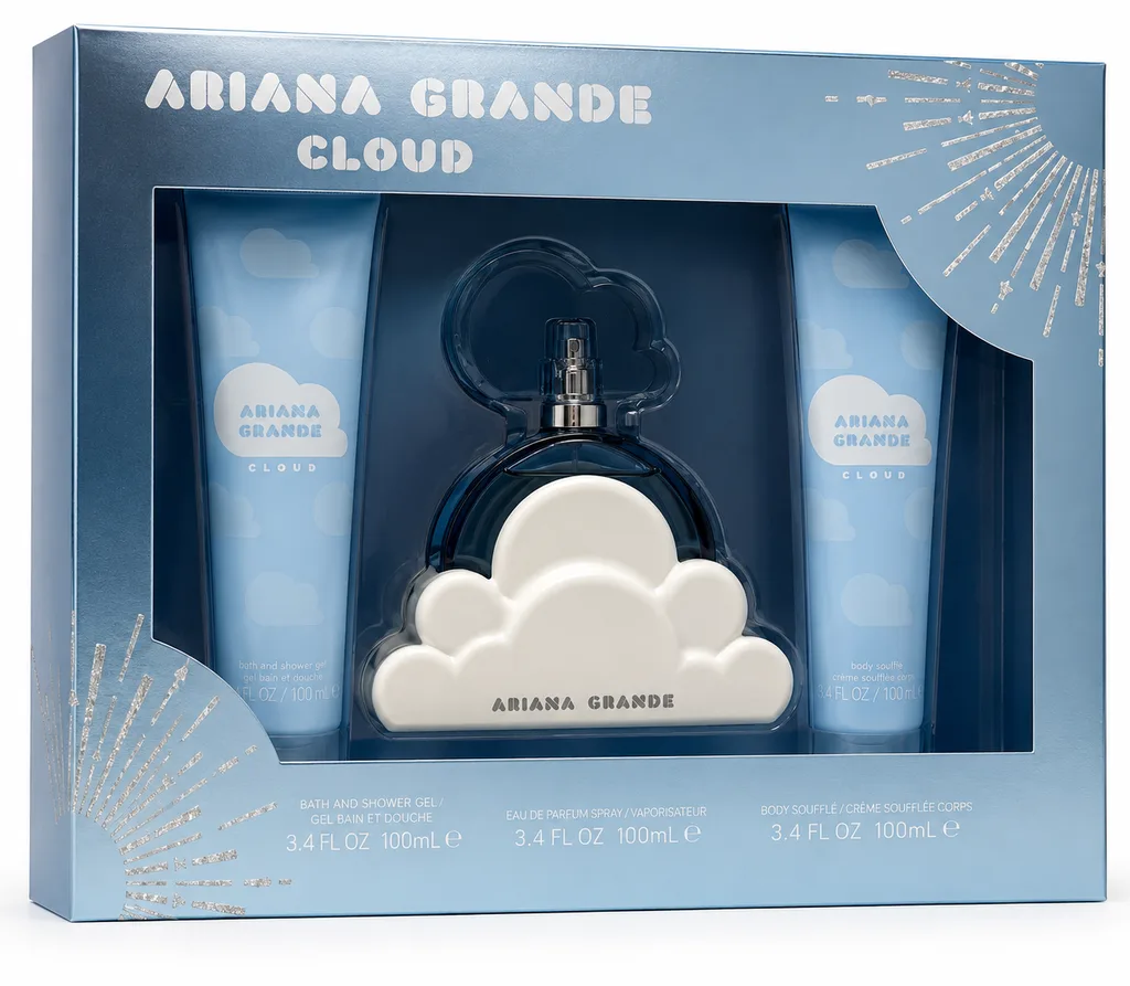 Set Ariana Grande Cloud 3P Edp 100ml + Shower Gel 100ml + Body Souffle 100ml