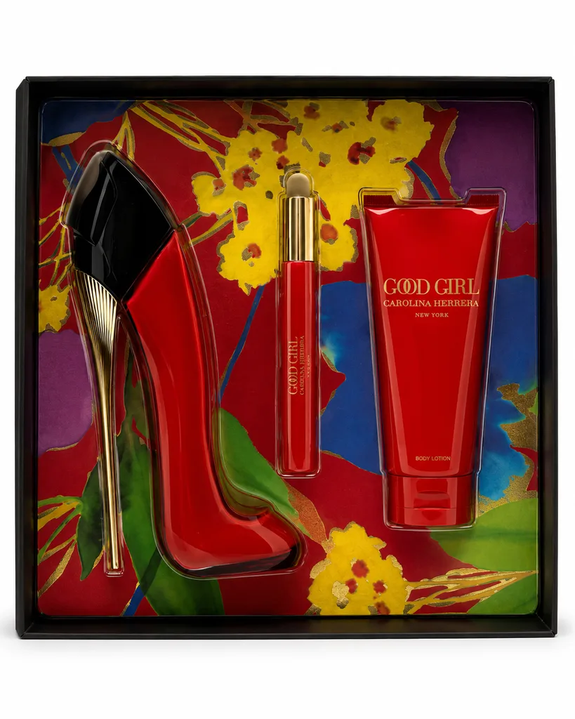 Set Carolina Herrera Very Good Girl 3P Very Edp 80ml + 10ml + Body Lotion 100ml