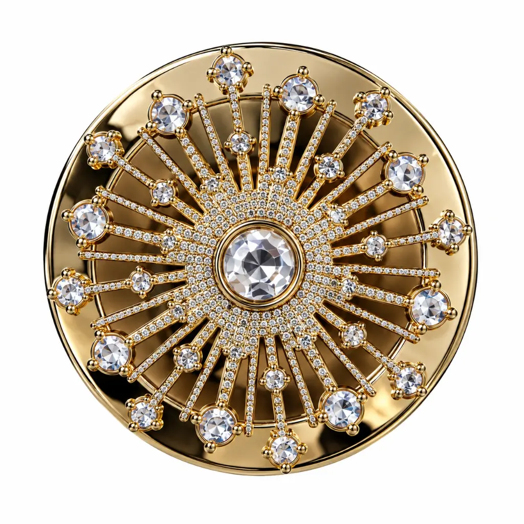 Porta Fragancia Gold
